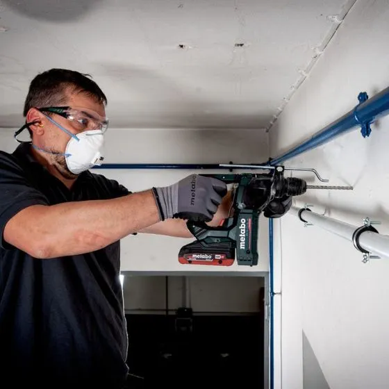 Metabo 3.1.1 18v Drill Driver, Rotary Hammer & Angle Grinder Combo Kit Inc 2x 4.0Ah Batts 6 Metabo 3.1.1 18v Drill Driver, Rotary Hammer & Angle Grinder Combo Kit Inc 2x 4.0Ah Batts - Image 6