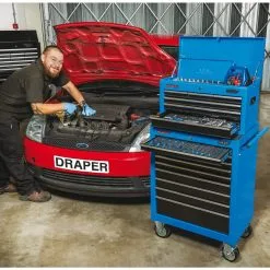 Roller Tool Cabinet, 9 Drawer, 26", Blue 7 Roller Tool Cabinet, 9 Drawer, 26", Blue -Agriculture Sales 15110 iu1 43606.1642709962