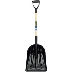 Plastic Debris Big Mouth Shovel With Hardwood Shaft