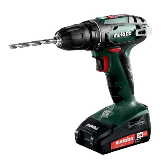 Metabo 2.4.3 18v Drill Driver & Angle Grinder Combo Set Inc 1x 2.0Ah & 1x 4.0Ah Batts 2 Metabo 2.4.3 18v Drill Driver & Angle Grinder Combo Set Inc 1x 2.0Ah & 1x 4.0Ah Batts - Image 2
