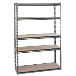 Agriculture Sales 21 Heavy Duty Steel Shelving Unit, 5 Shelves, L1220 X W450 X H1830mm