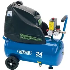 24L Oil-Free Direct Drive Air Compressor, 1.1kW/1.5hp