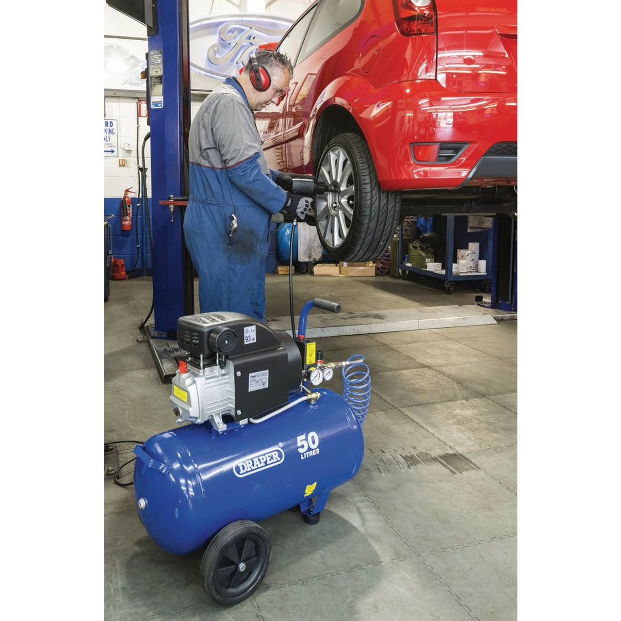 50L Direct Drive Air Compressor, 1.5kW/2hp 3 50L Direct Drive Air Compressor, 1.5kW/2hp - Image 3