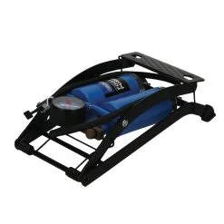 Double Cylinder Foot Pump With Pressure Gauge