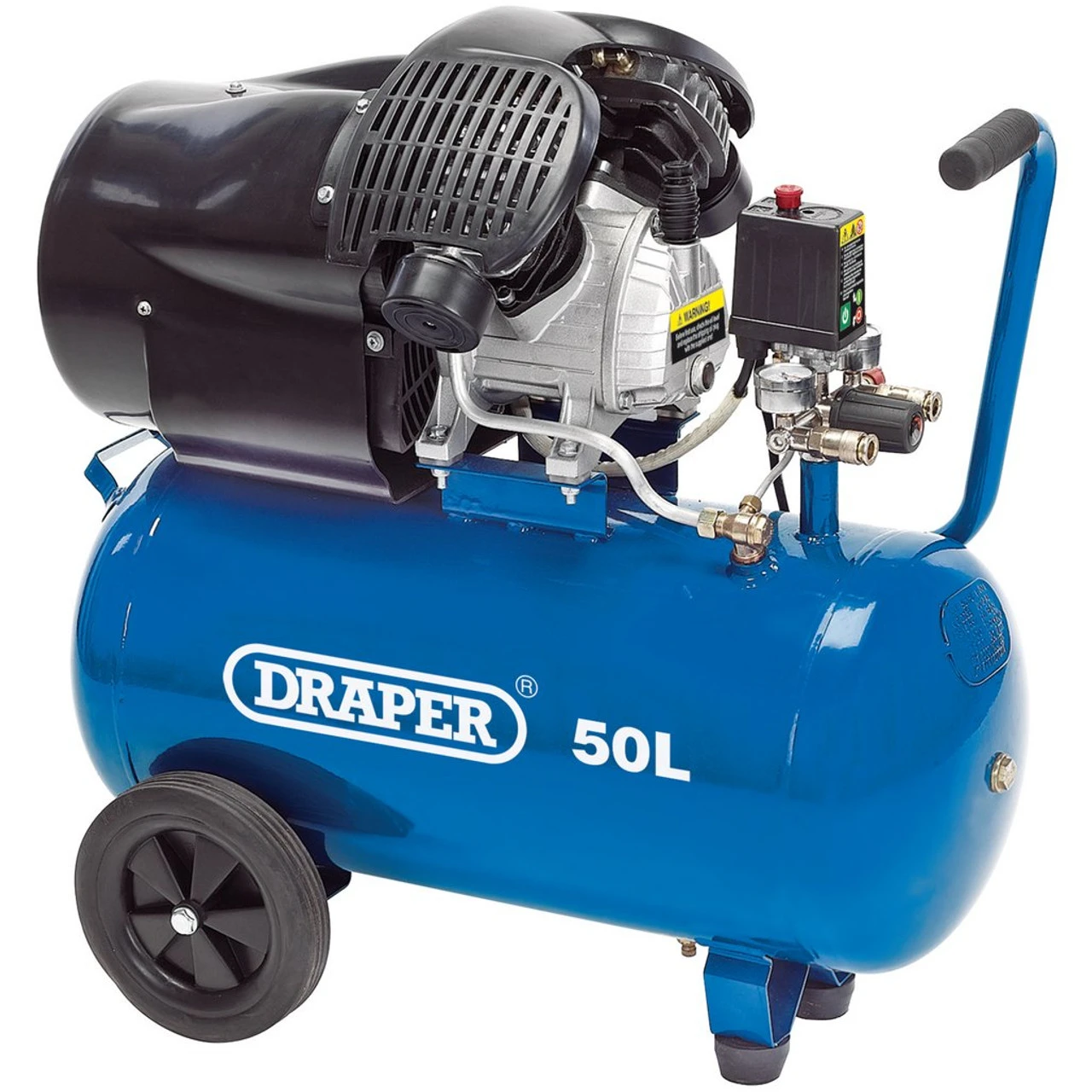 50L Direct Drive V-Twin Air Compressor, 2.2kW/3hp 1 50L Direct Drive V-Twin Air Compressor, 2.2kW/3hp