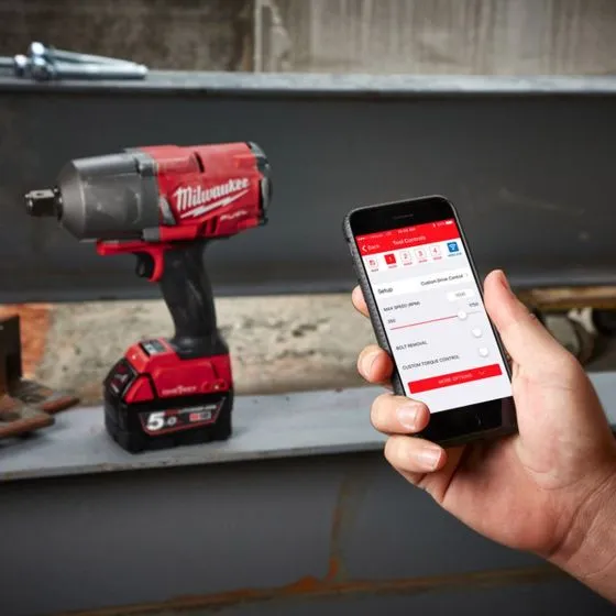 Milwaukee M18 ONEFHIWF34-502X 18v 3/4" Impact Wrench With Friction Ring Inc 2x 5.0Ah Batts 5 Milwaukee M18 ONEFHIWF34-502X 18v 3/4" Impact Wrench With Friction Ring Inc 2x 5.0Ah Batts - Image 5