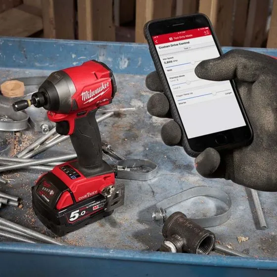 Milwaukee M18 ONEID2-502X 18v 1/4" Hex Impact Driver Inc 2x 5.0Ah Batts 6 Milwaukee M18 ONEID2-502X 18v 1/4" Hex Impact Driver Inc 2x 5.0Ah Batts - Image 6