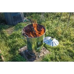 Galvanised Garden Incinerator, 85L -Agriculture Sales 53253 GLIiu3 62944.1642748561