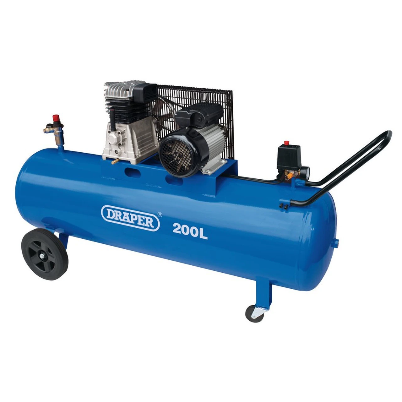 200L Belt-Driven Air Compressor, 2.2kW/3hp 1 200L Belt-Driven Air Compressor, 2.2kW/3hp