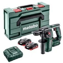 Metabo BH 18 LTX BL 16 SDS+ Rotary Hammer Drill Inc 2x 4.0Ah LIHD Batts