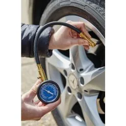 Tyre Pressure Gauge With Flexible Hose -Agriculture Sales 69924 iu02 02275.1650925481
