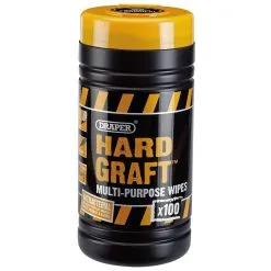 Draper Hard Graft Multi-Purpose Wipes (Tub Of 100)