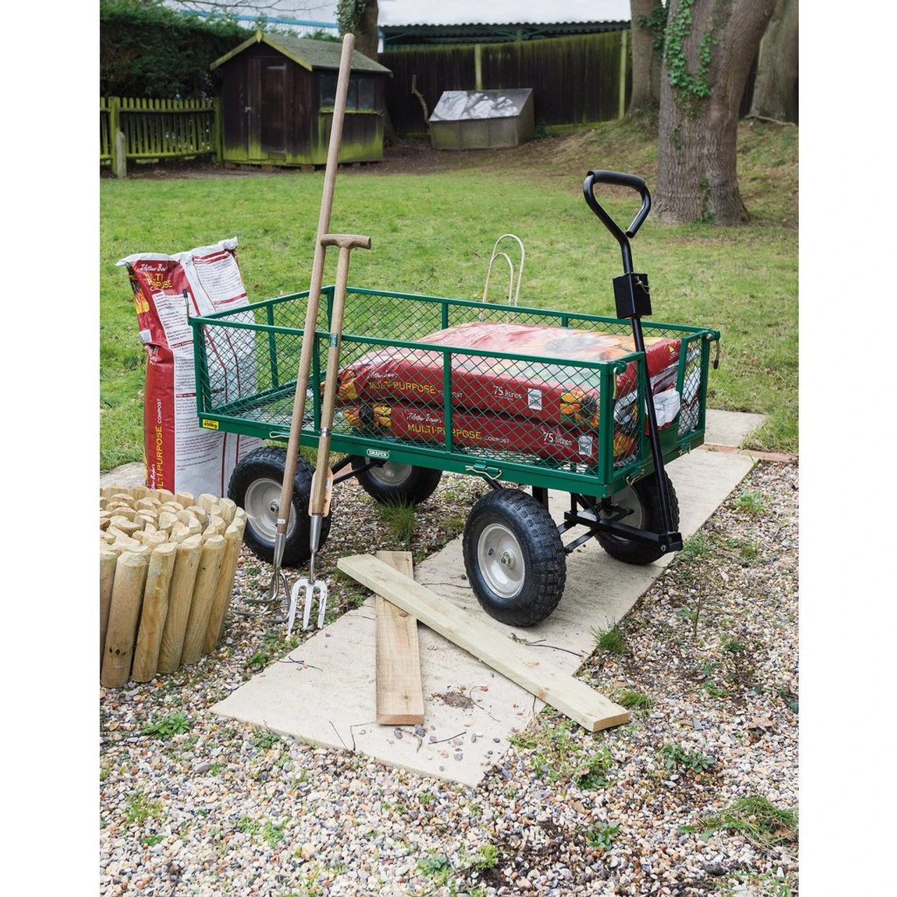 Heavy Duty Steel Mesh Cart 3 Heavy Duty Steel Mesh Cart - Image 3