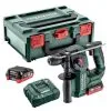 Metabo BH 12 BL 16 SDS+ Plus Hammer Drill Inc 2x 4.0Ah Batts