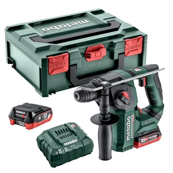 Metabo BH 12 BL 16 SDS+ Plus Hammer Drill Inc 2x 4.0Ah Batts 1 Metabo BH 12 BL 16 SDS+ Plus Hammer Drill Inc 2x 4.0Ah Batts