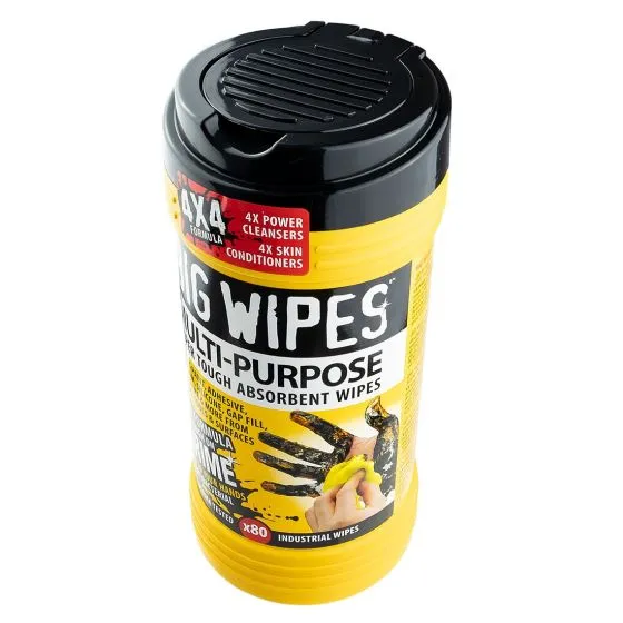 BIG WIPES Multi-Purpose 4x4 Wipes - Black Top 2 BIG WIPES Multi-Purpose 4x4 Wipes - Black Top - Image 2