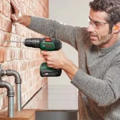 Bosch Green UniversalImpact 18v Cordless Combi Drill Inc 1x 1.5Ah Batts 06039D4170 -Agriculture Sales bos06039d4172 4 2