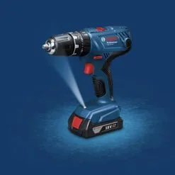 Bosch GSB 18V-21 Cordless Combi Drill Inc 2x 1.5Ah Batts In L-Case Carry Case -Agriculture Sales bos0615990m00 2