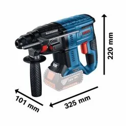 Bosch GBH 18 V-21 SDS+ Plus Cordless Rotary Hammer Drill Body Only In Carry Case -Agriculture Sales bosgbh18v21 7 1