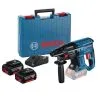 Bosch GBH 18 V-21 SDS+ Plus Cordless Rotary Hammer Drill Inc 2x 4.0Ah Batts