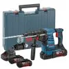 Bosch GBH 36 VF-LI Plus 36v SDS+ Rotary Hammer Inc 3x 4Ah Batts & QCC