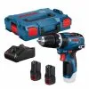 Bosch GSR 12V-35 Cordless Brushless Drill Driver Inc 2x 3.0Ah Batts In L-Boxx 102