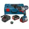 Bosch GSR 18 V-85 C Brushless Drill Driver Inc GCY 30-4 Module & 2x 5.0Ah Batts