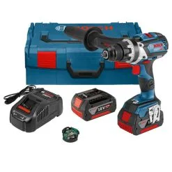 Bosch GSR 18 V-85 C Brushless Drill Driver Inc GCY 30-4 Module & 2x 5.0Ah Batts