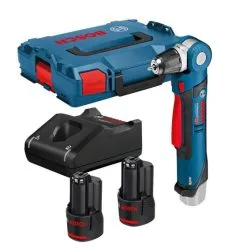 Bosch GWB 12V-10 Professional Angle Drill Driver Inc 2x 2.0Ah Batts In L-Boxx 0601390974