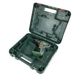 Bosch Green PSB 1800 LI-2 18v Cordless Two-Speed Combi Hammer Drill Body Only In Carry Case -Agriculture Sales bospsb1800lincg box