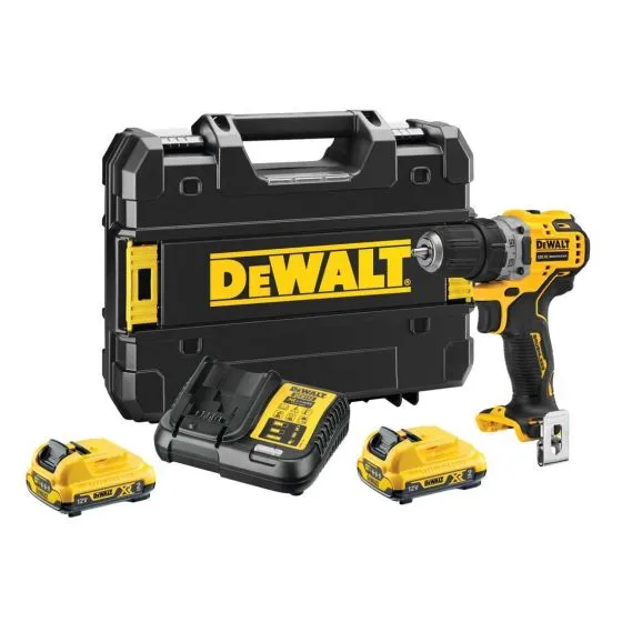 DeWalt DCD701D2 10.8v / 12v XR Sub Compact Drill Driver Inc 2x 2.0Ah Batts 1 DeWalt DCD701D2 10.8v / 12v XR Sub Compact Drill Driver Inc 2x 2.0Ah Batts