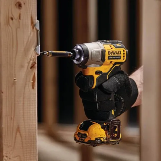 DeWalt DCK2111L2T 10.8v / 12v XR Sub Compact Combi Hammer Drill & Impact Driver Twin Kit Inc 2x 3Ah Batts 8 DeWalt DCK2111L2T 10.8v / 12v XR Sub Compact Combi Hammer Drill & Impact Driver Twin Kit Inc 2x 3Ah Batts - Image 8