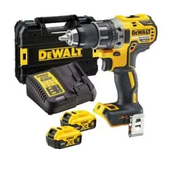 DeWalt DCD791P2 18v XR Brushless Compact Drill Driver With 2x 5.0Ah Batts In TSTAK Case