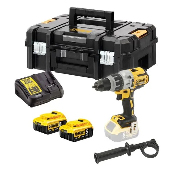 DeWalt DCD996P2 Brushless 18v XRP Combi Hammer Drill Inc 2x 5.0Ah Batts 1 DeWalt DCD996P2 Brushless 18v XRP Combi Hammer Drill Inc 2x 5.0Ah Batts