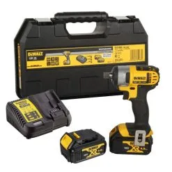DeWalt DCF880M2-GB 18v XR Cordless 1/2" Compact Impact Wrench Inc 2x 4.0Ah Batts