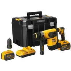 DeWalt DCH417X2-GB 54v XR FLEXVOLT SDS+ Plus Rotary Hammer Inc 2x DCB547 FLEXVOLT Batts