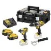 DeWalt DCK290M2T 18v XR Combi Drill & Impact Driver Twinpack 2x 4.0Ah Batts