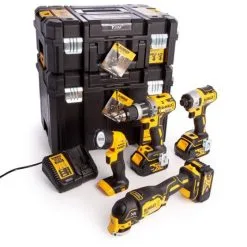 DeWalt DCK497M3T-GB Brushless 18v XR 4-Piece Kit Inc 3x 4Ah Batts