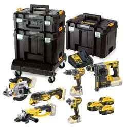 DeWalt DCK654P3T 18v XR Cordless 6 Piece Power Tool Kit Inc 3x 5.0Ah Batts