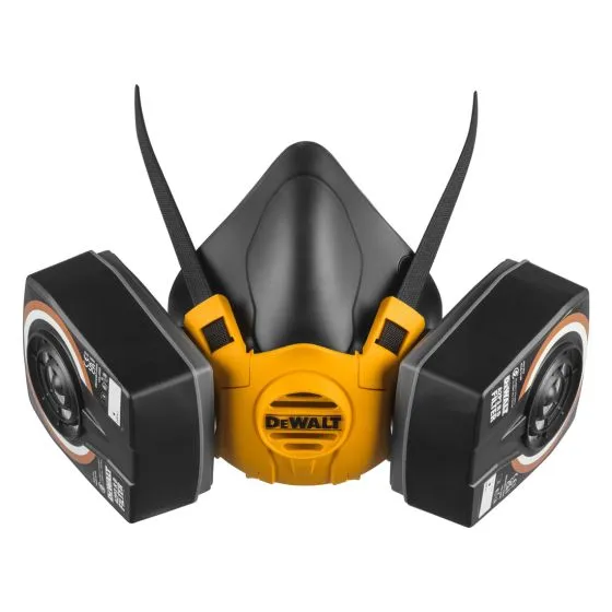 DeWalt DXIR1HMMA2P3 Reusable Half Face Mask Respirator With A2P3 Filters (Medium) 2 DeWalt DXIR1HMMA2P3 Reusable Half Face Mask Respirator With A2P3 Filters (Medium) - Image 2