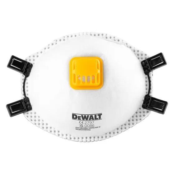 DeWalt DXIRFFP25 FFP2 Disposable Particulate Respirator Face Mask X5 Pcs 4 DeWalt DXIRFFP25 FFP2 Disposable Particulate Respirator Face Mask X5 Pcs - Image 4