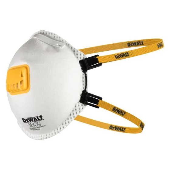 DeWalt DXIRFFP25 FFP2 Disposable Particulate Respirator Face Mask X5 Pcs 2 DeWalt DXIRFFP25 FFP2 Disposable Particulate Respirator Face Mask X5 Pcs - Image 2