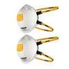 DeWalt DXIRFFP32 FFP3 Disposable Particulate Respirator Face Mask X2 Pcs