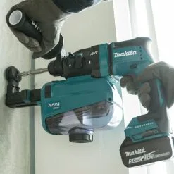 Makita DHR182ZJ 18v LXT SDS+ Plus Brushless Rotary Hammer 18mm In Makpac Carry Case -Agriculture Sales dhr182 3