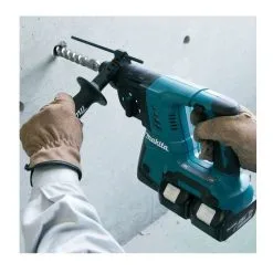 Makita DHR263RMJ Twin 18v SDS+ Rotary Hammer Inc 2x 4.0Ah Batts In Makpac Case -Agriculture Sales dhr2632 1 1
