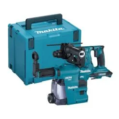 Makita DHR280ZWJ Twin 18v LXT SDS+ Rotary Hammer With Dust Extraction Unit In Makpac