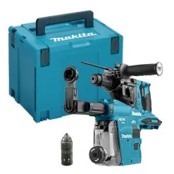 Makita DHR281ZWJ Twin 18v LXT SDS+ Rotary Hammer Body Only With Dust Extraction Unit