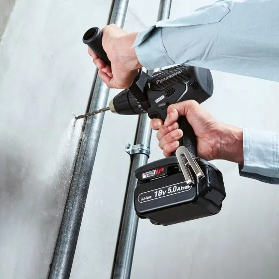 Panasonic EYC242LJ2G31 14.4v/18v Combi Drill / Impact Wrench Twin Kit Inc 2x 5.0Ah Batts 5 Panasonic EYC242LJ2G31 14.4v/18v Combi Drill / Impact Wrench Twin Kit Inc 2x 5.0Ah Batts - Image 5