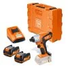 Fein ASCD 12-100 W4C 12v Cordless Impact Driver Inc 2x 2.5Ah Batts