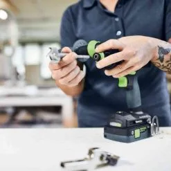 Festool 577652 TPC 18/4 5,0/4,0 I-Plus QUADRIVE Percussion Drill Inc 1x 4.0Ah & 1x 5.0Ah Batts -Agriculture Sales fes575604 2 1 2 1 1